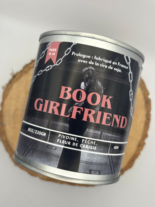 Bookgirlfriend Literary Candle – Handmade and Scented – Small and Large Sizes