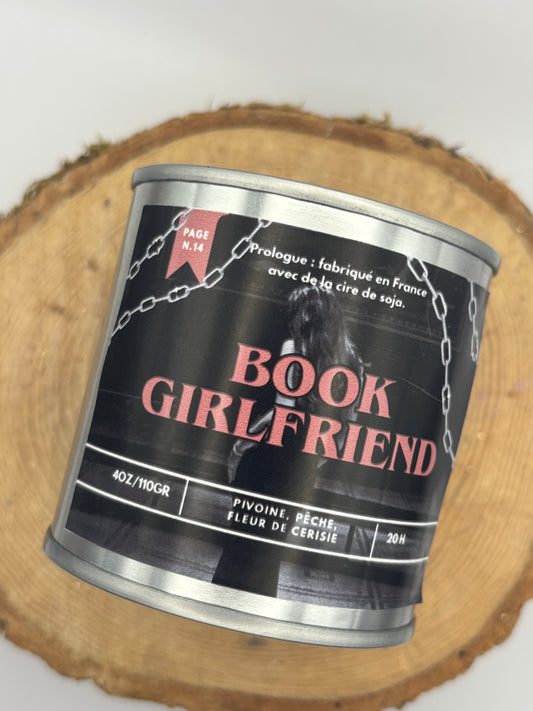 Bookgirlfriend Literary Candle – Handmade and Scented – Small and Large Sizes
