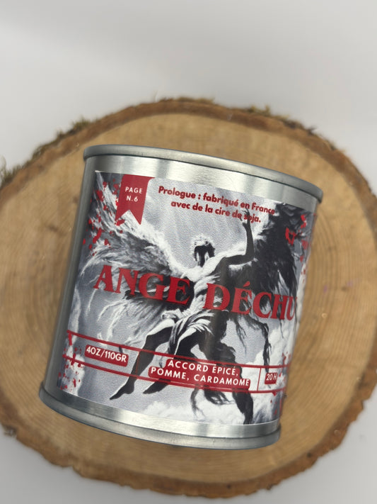 Fallen Angel Literary Candle – Handcrafted and Scented – Small and Large Sizes