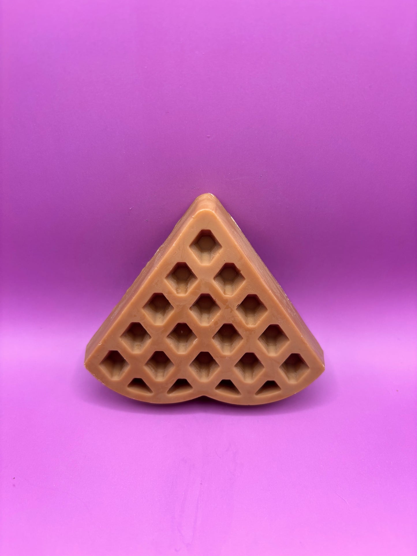 Fondant gaufrette Écriture au coffee shop