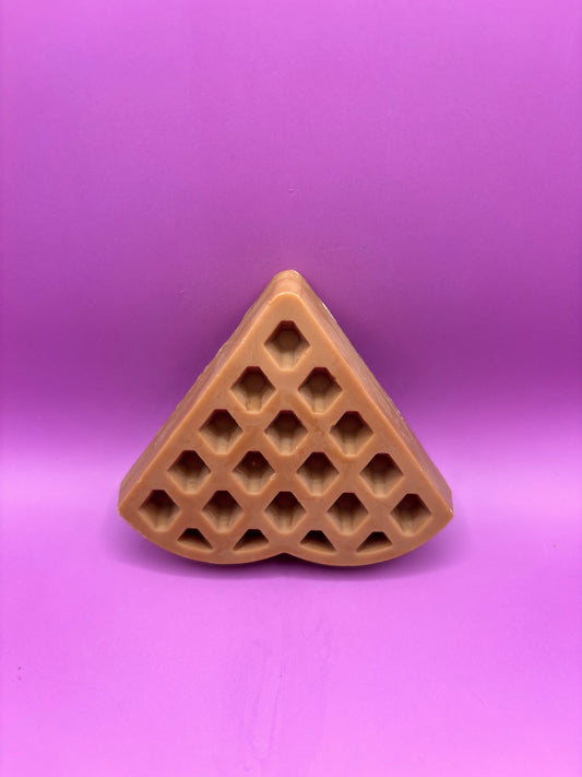 Fondant gaufrette Écriture au coffee shop