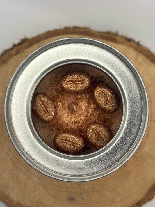 Literary candle Writing in the coffee shop – handmade and scented – small and large format