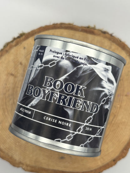 Bookboyfriend Literary Candle – Handmade and Scented – Small and Large Sizes