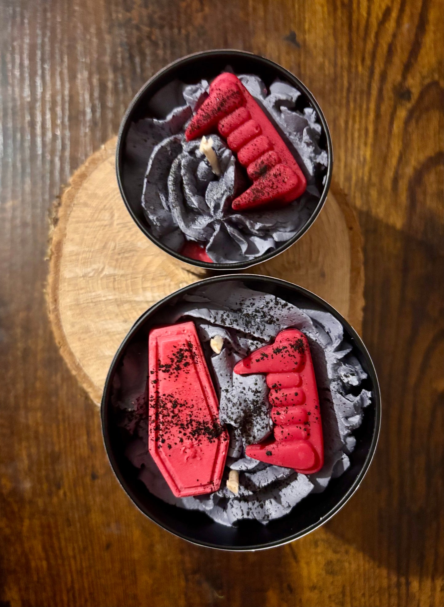 Bougie littéraire Dîner avec un vampire – artisanale et parfumée – petit et grand format