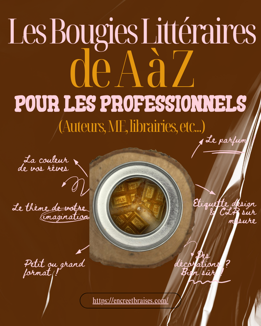 Personalized Literary Candle “From A to Z” – For Professionals