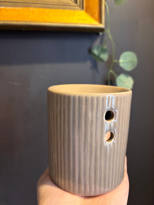 Brûleur marron clair & blanc