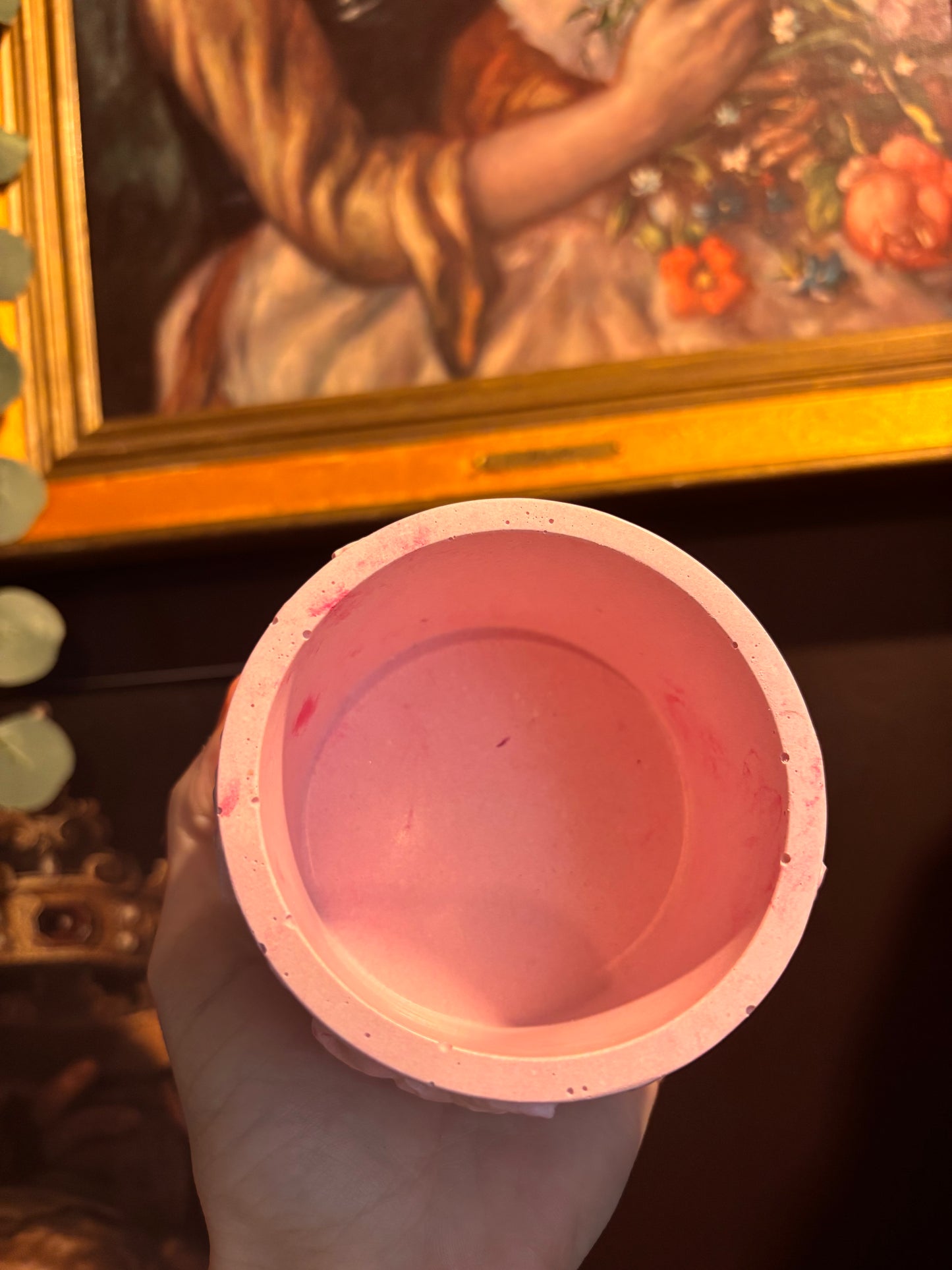 Pot en plâtre pour fondant – Thème Circus – Imparfait