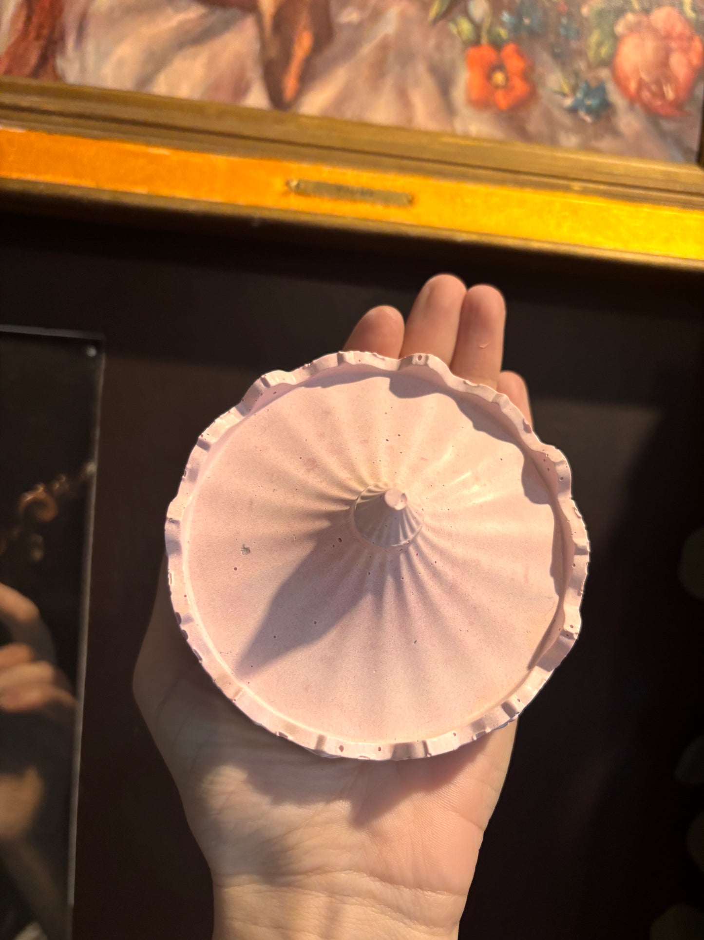 Pot en plâtre pour fondant – Thème Circus – Imparfait