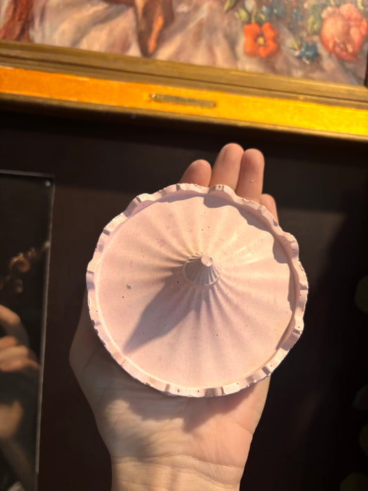 Pot en plâtre pour fondant – Thème Circus – Imparfait