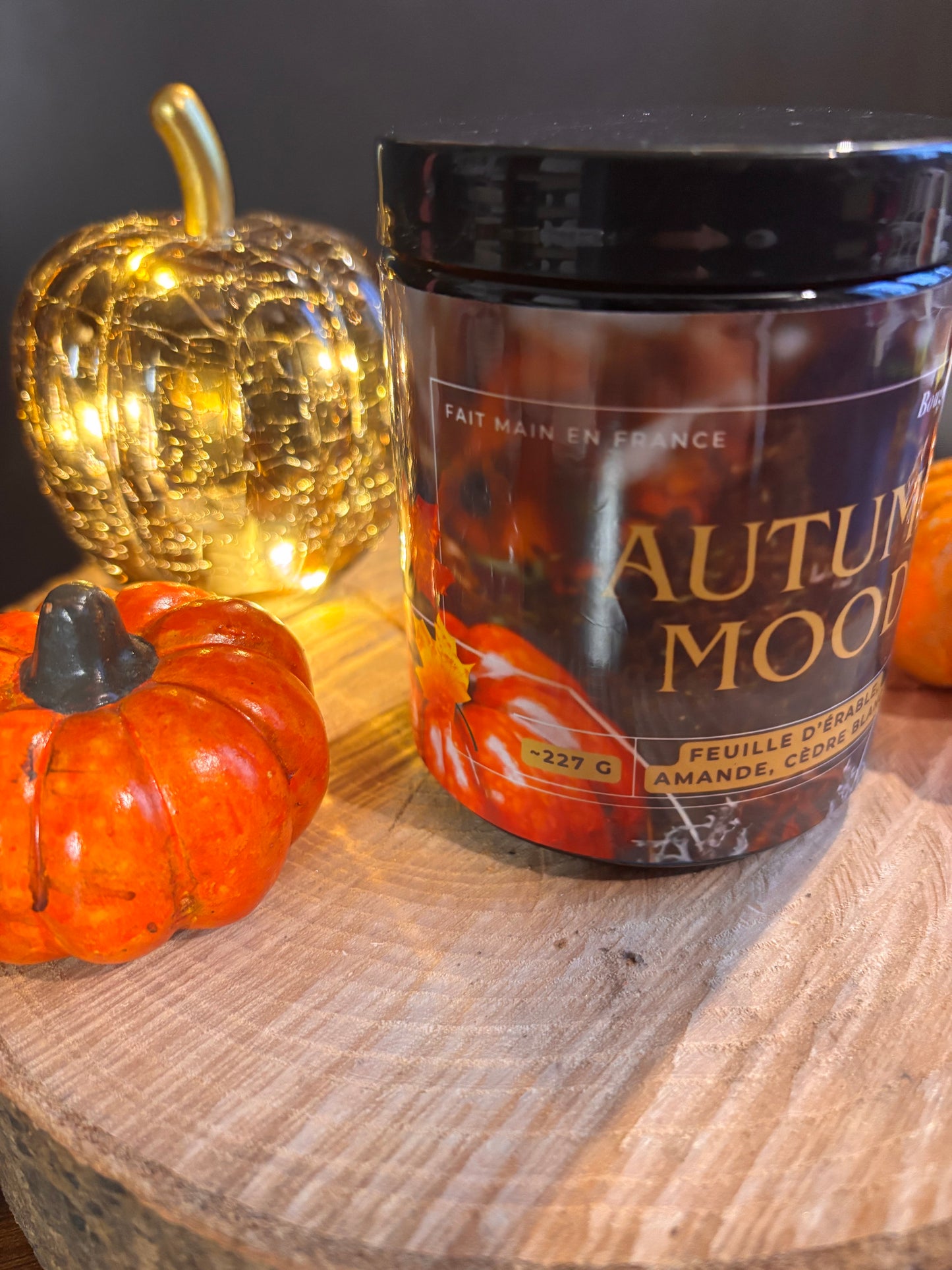 Bougie littéraire édition limitée Autumn Mood – artisanale et parfumée – grand format