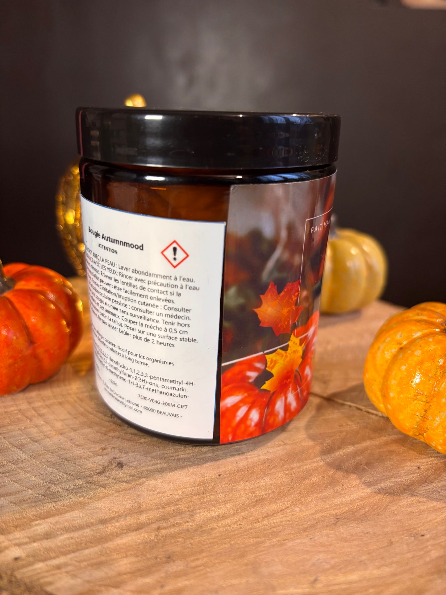 Bougie littéraire édition limitée Autumn Mood – artisanale et parfumée – grand format