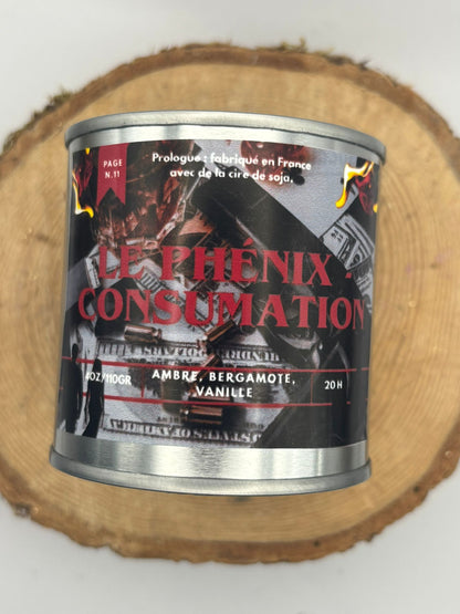 Candle by author Ysmeria Guilro - The Phoenix - Consuming